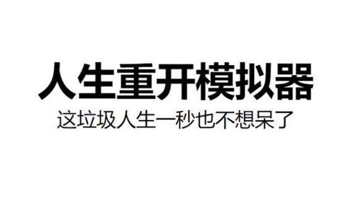 人生重开，大佬竟是我自己